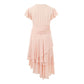 Elegant Pink Acetate Dress - SEHABRANDS