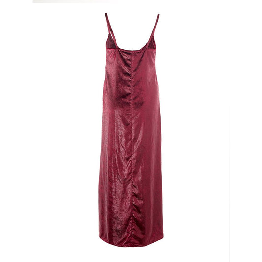 Elegant Bordeaux Polyester Dress by Lardini - SEHABRANDS