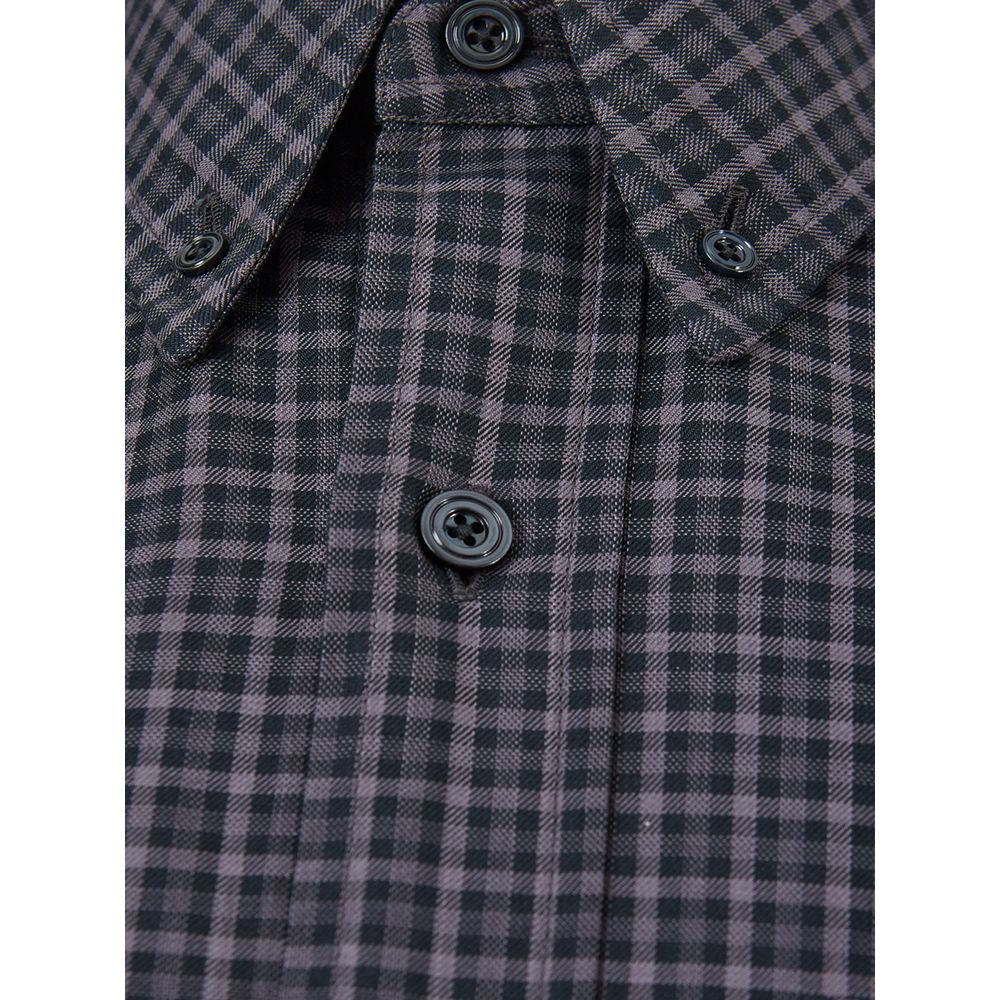 Multicolor Cotton Chic Men's Shirt - SEHABRANDS