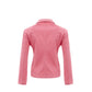 Elegant Pink Cotton Jacket for Her - SEHABRANDS