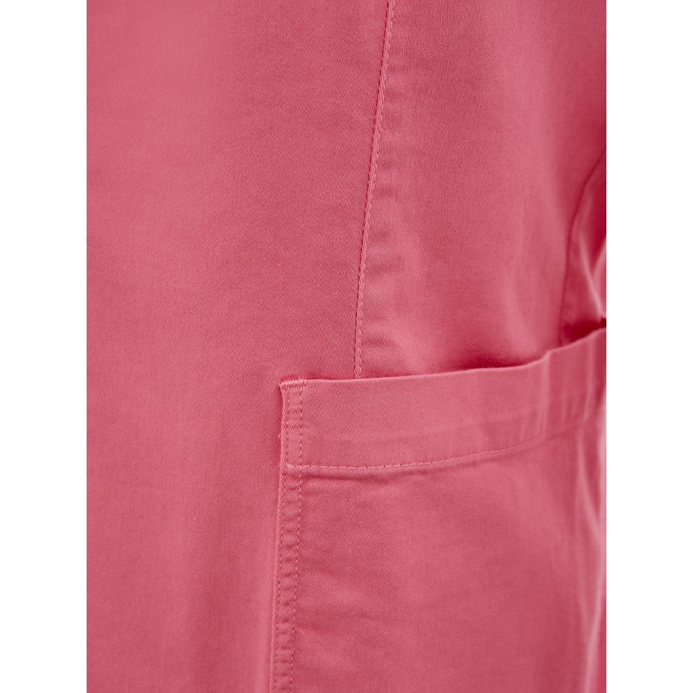 Elegant Pink Cotton Jacket for Her - SEHABRANDS