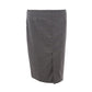 Chic Gray Wool Pencil Skirt - SEHABRANDS