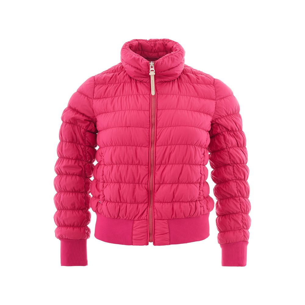 Fuchsia Elegance Polyamide Jacket - SEHABRANDS