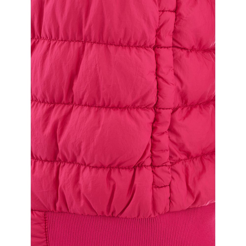 Fuchsia Elegance Polyamide Jacket - SEHABRANDS