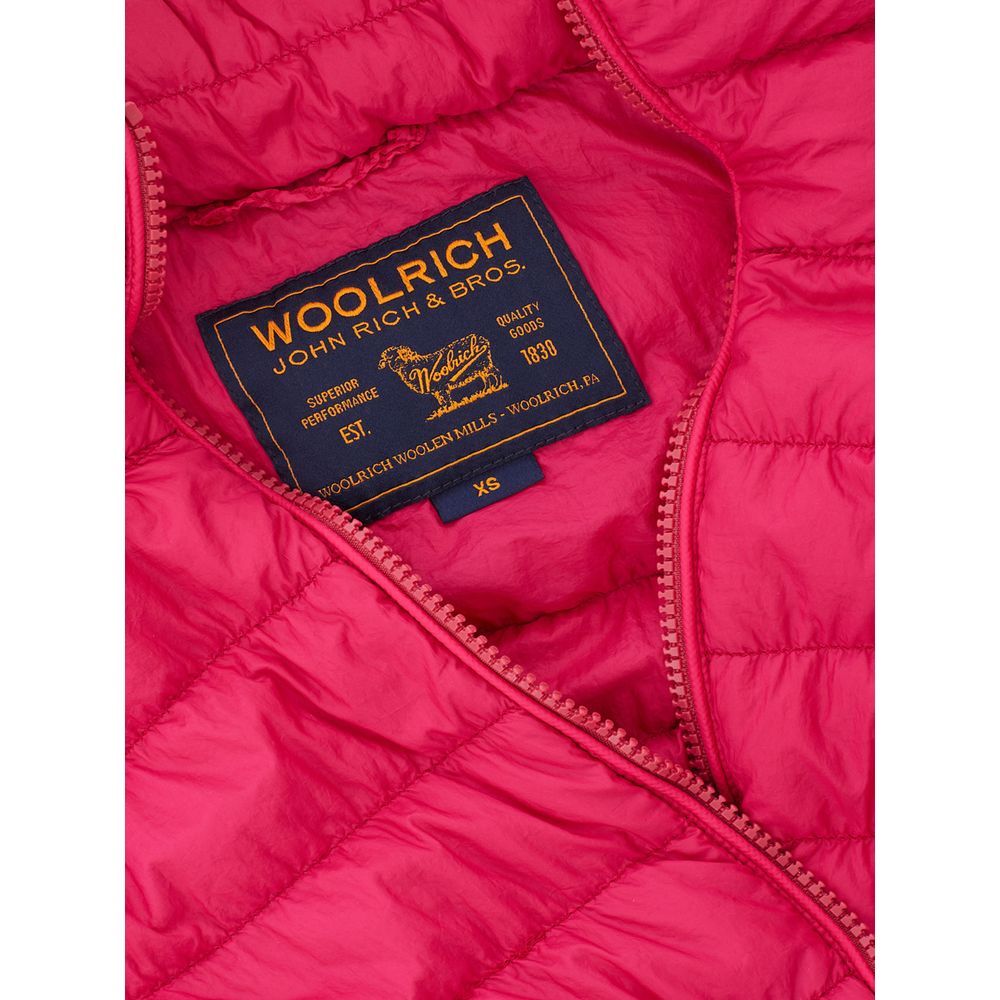 Fuchsia Elegance Polyamide Jacket - SEHABRANDS