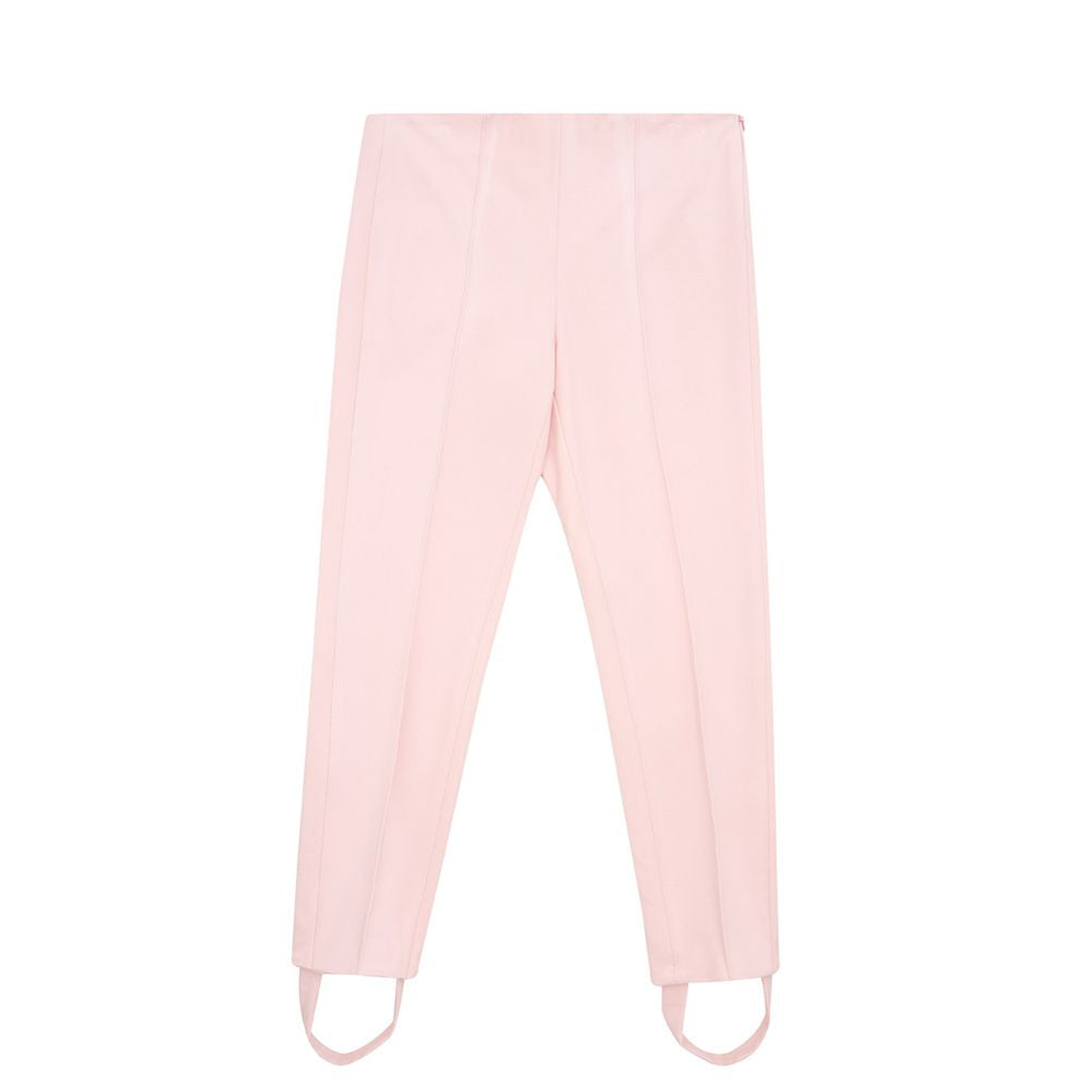 Elegant Pink Viscose Pants for Chic Style - SEHABRANDS