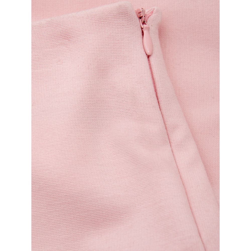 Elegant Pink Viscose Pants for Chic Style - SEHABRANDS