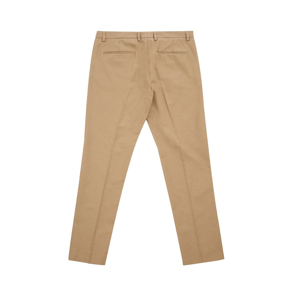 Elegant Brown Cotton Trousers for Women - SEHABRANDS