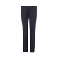 Elegant Blue Wool Pants for Women - SEHABRANDS