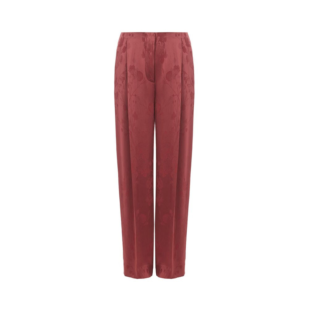 Elegant Red Tailored Pants - SEHABRANDS