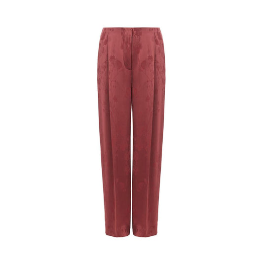 Elegant Red Tailored Pants - SEHABRANDS