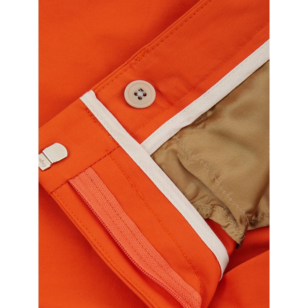 Elegant Cotton Orange Pants - SEHABRANDS