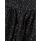 Elegant Black Polyethylene Midi Skirt - SEHABRANDS