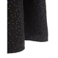 Elegant Black Polyethylene Midi Skirt - SEHABRANDS