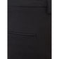 Italian Elegance Cotton Black Trousers - SEHABRANDS