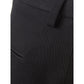 Italian Elegance Cotton Black Trousers - SEHABRANDS