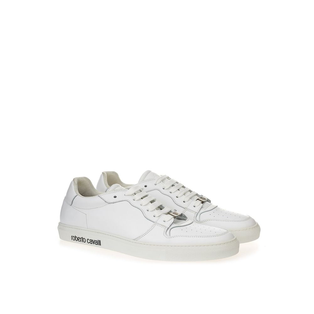 White Leather Sneakers Luxe Footwear - SEHABRANDS