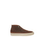 Elegant Suede Sneakers in Rich Brown - SEHABRANDS