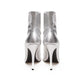 Silver Leather Boot - SEHABRANDS