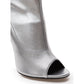 Silver Leather Boot - SEHABRANDS