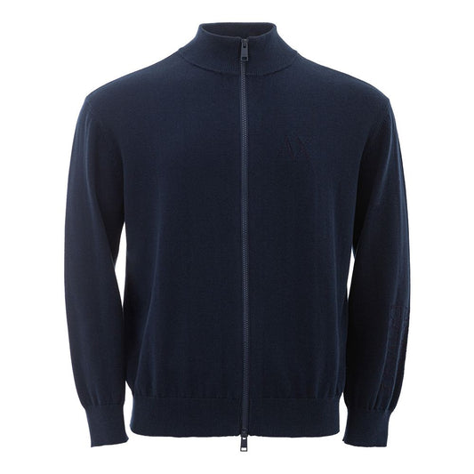 Blue Cotton Sweater - SEHABRANDS