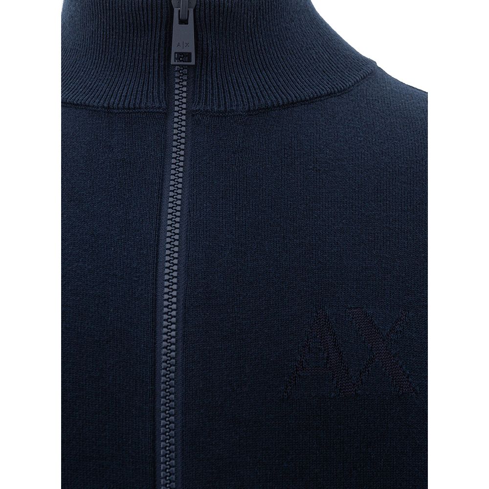 Blue Cotton Sweater - SEHABRANDS