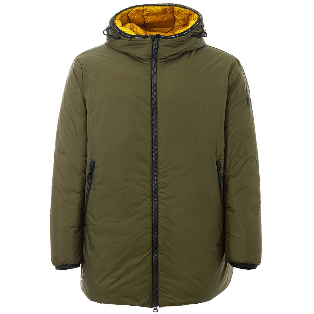 Chic Green Polyamide Men's Jacket - SEHABRANDS