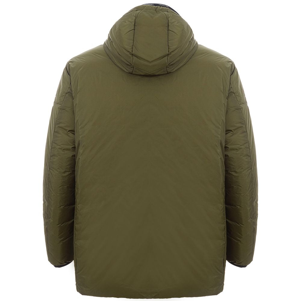 Chic Green Polyamide Men's Jacket - SEHABRANDS