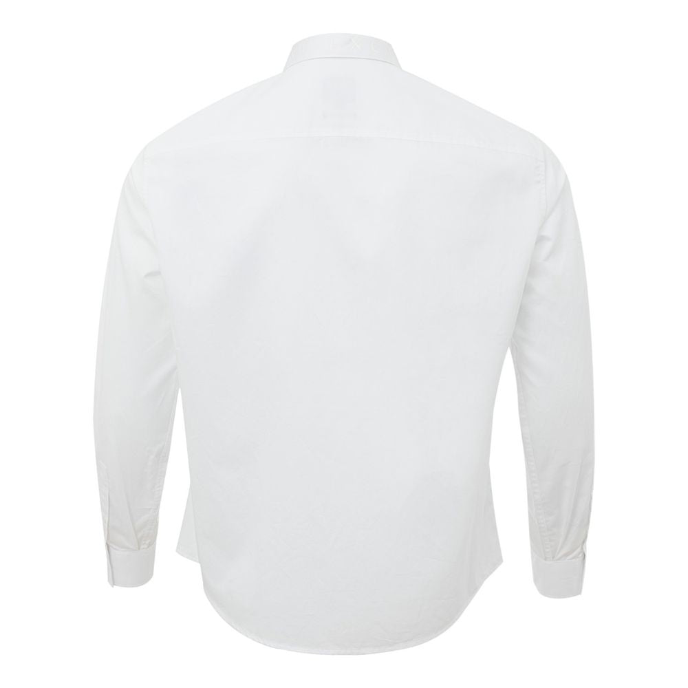 Elegant White Cotton Shirt for Men - SEHABRANDS