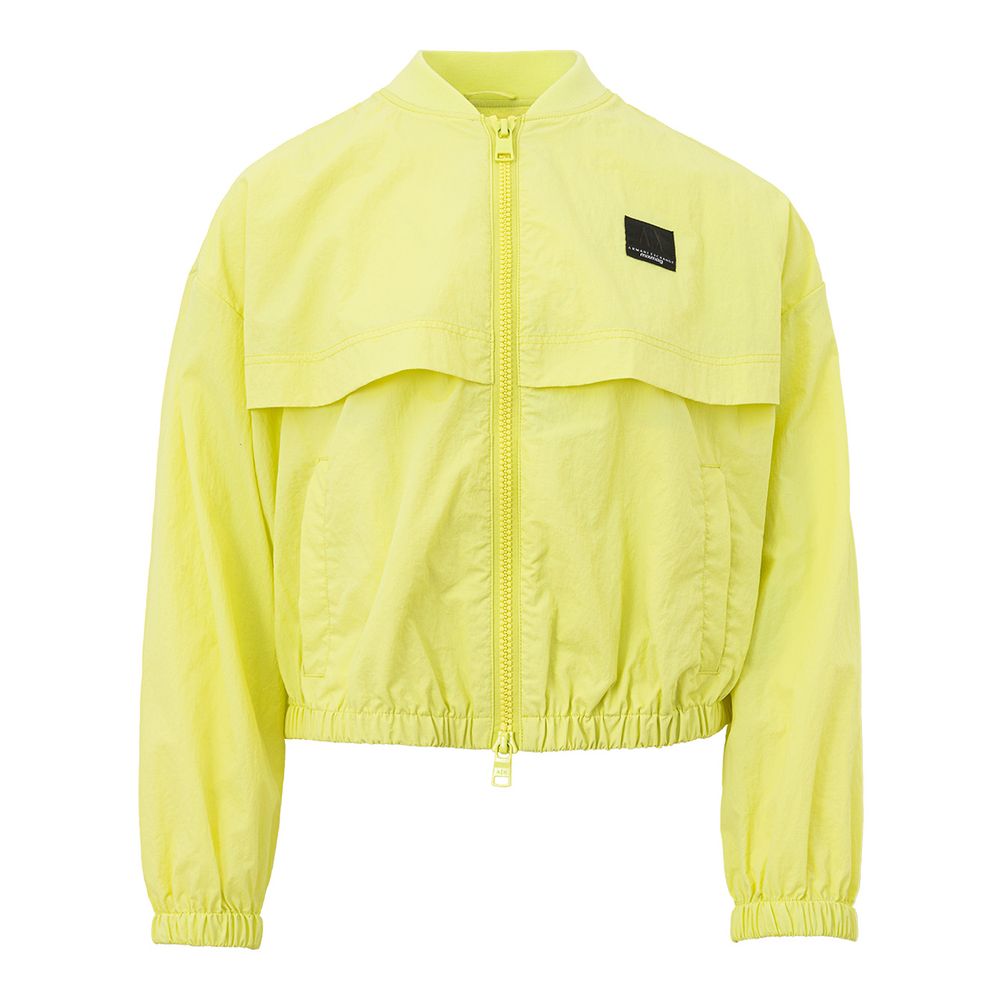 Chic Yellow Polyamide Jacket for Women - SEHABRANDS