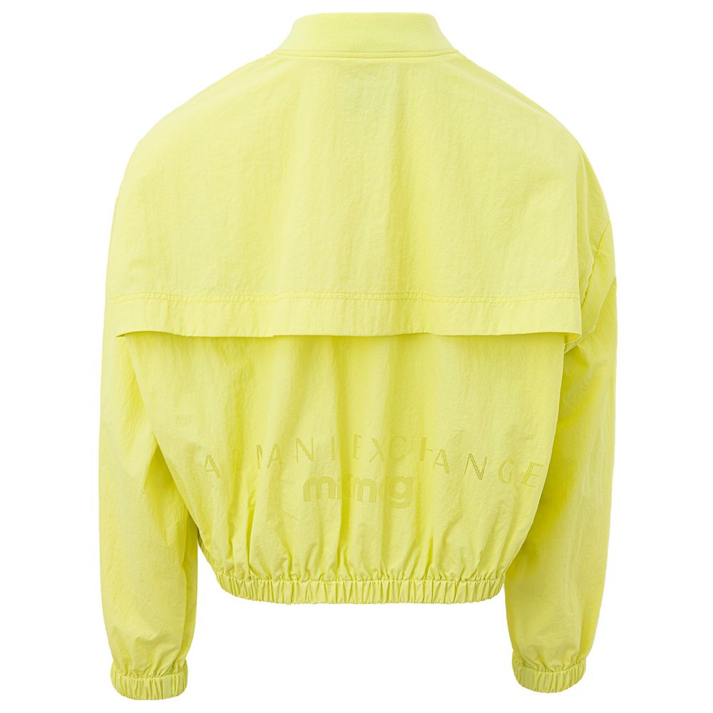 Chic Yellow Polyamide Jacket for Women - SEHABRANDS