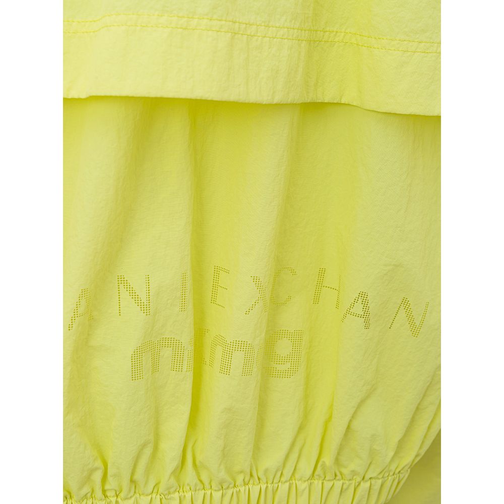 Chic Yellow Polyamide Jacket for Women - SEHABRANDS