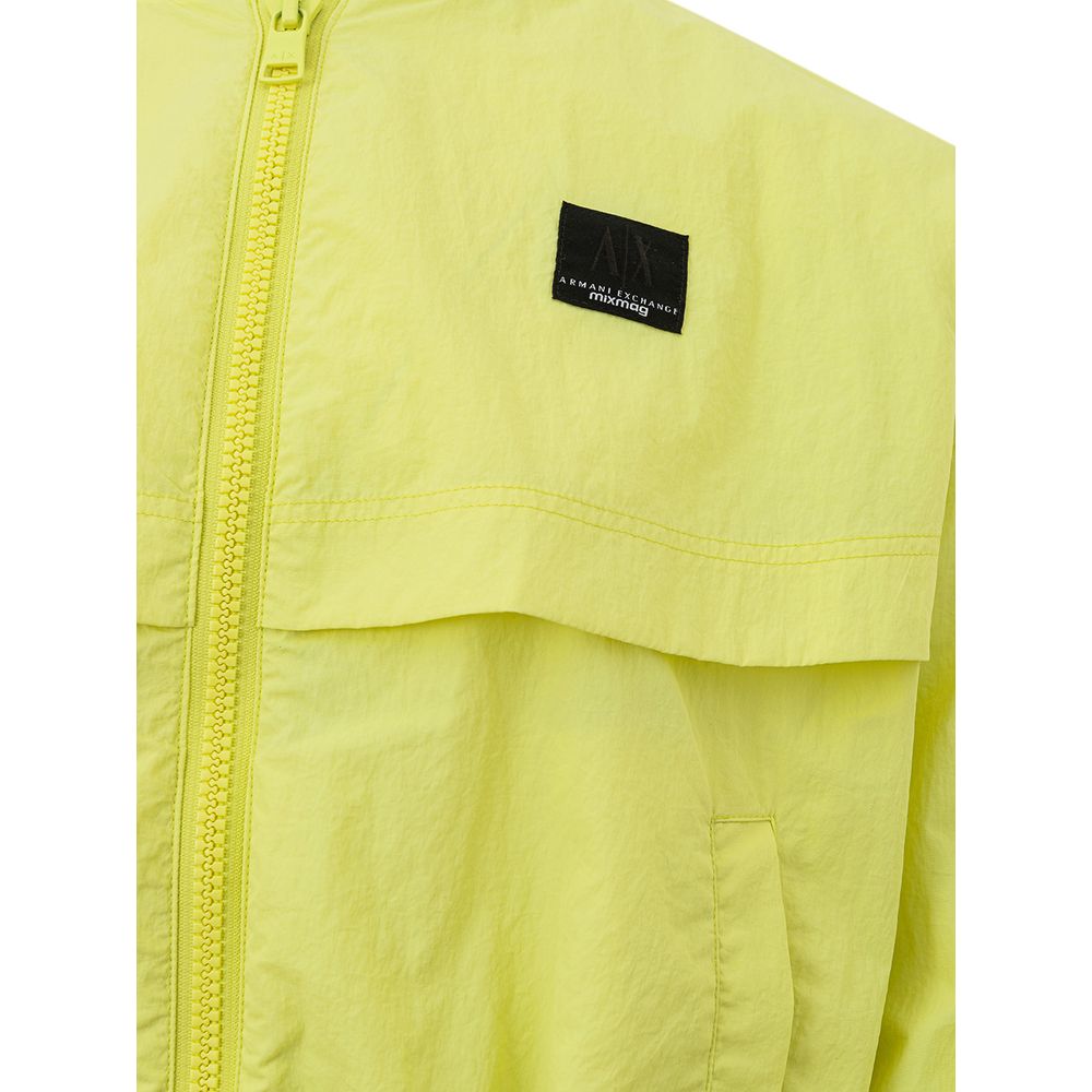 Chic Yellow Polyamide Jacket for Women - SEHABRANDS