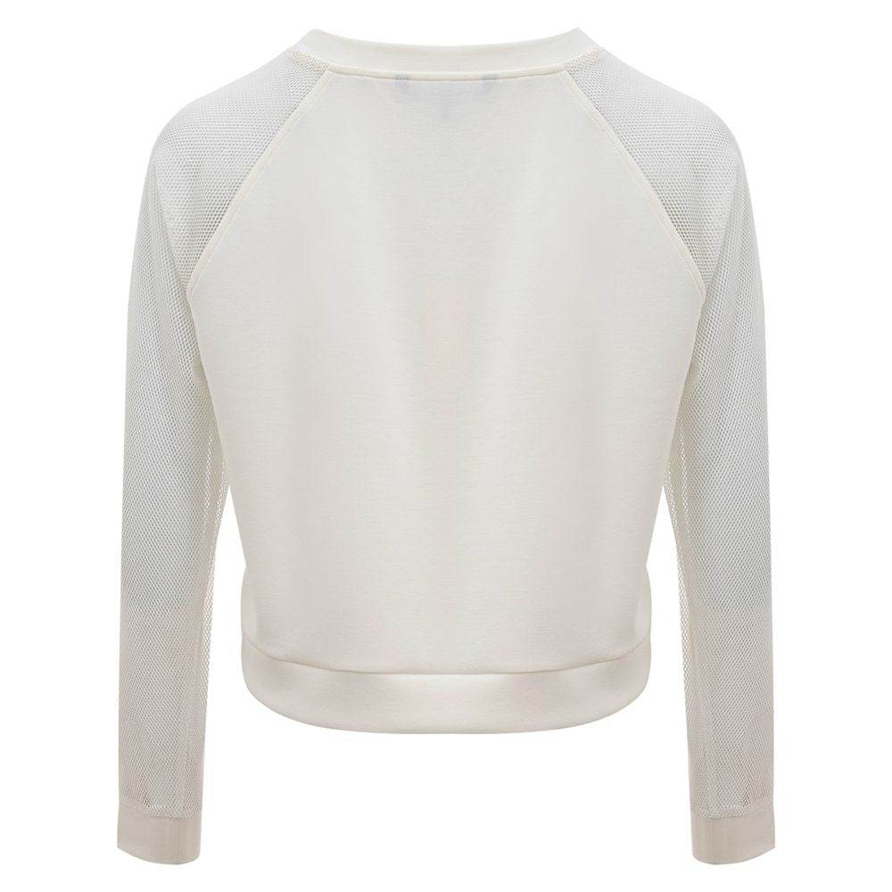 Elegant White Polyamide Sweater - SEHABRANDS