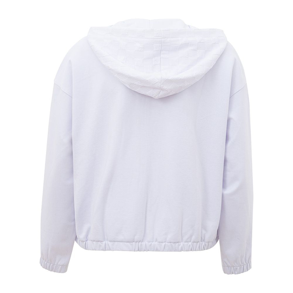 Chic White Viscose Sweater for Women - SEHABRANDS