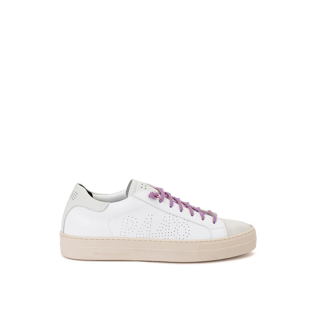 White Leather Sneaker - SEHABRANDS