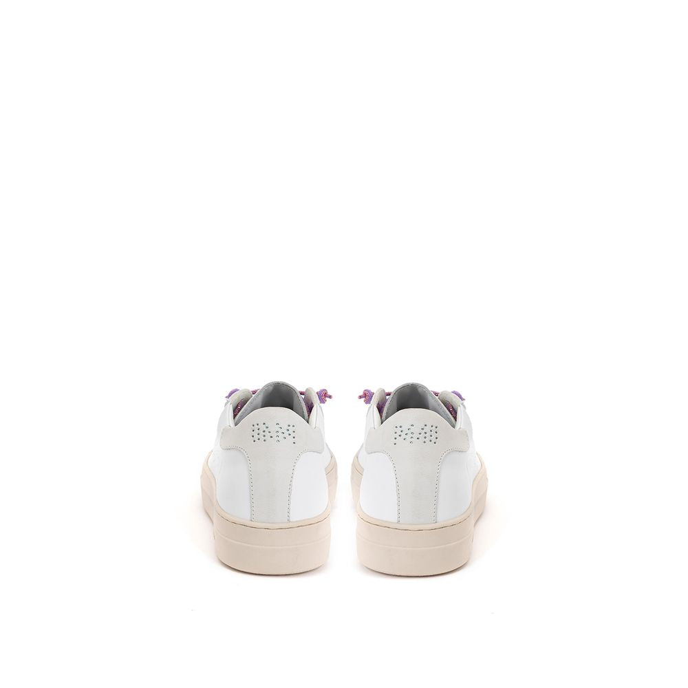 White Leather Sneaker - SEHABRANDS