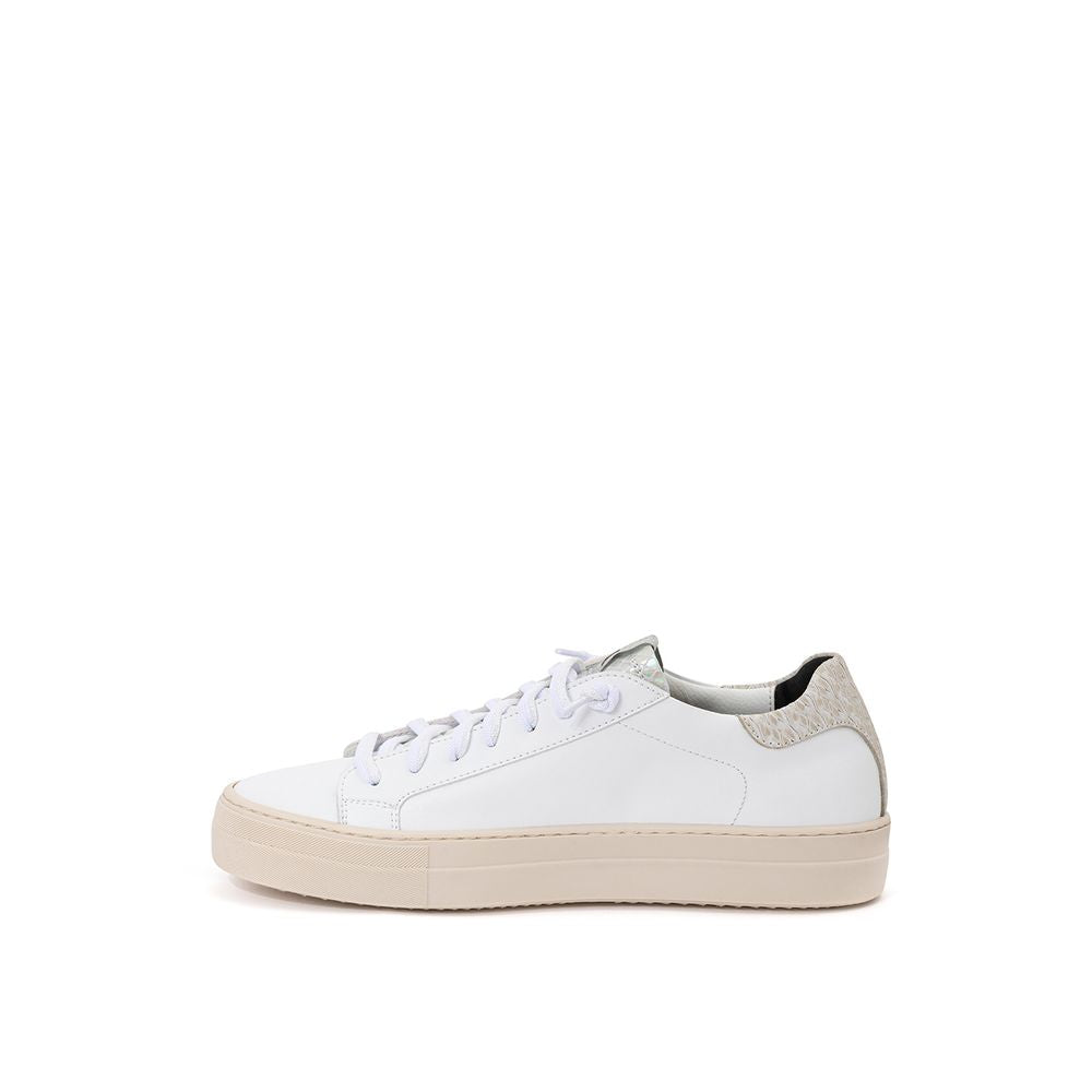 White Leather Sneakers Elegant Casual Footwear - SEHABRANDS