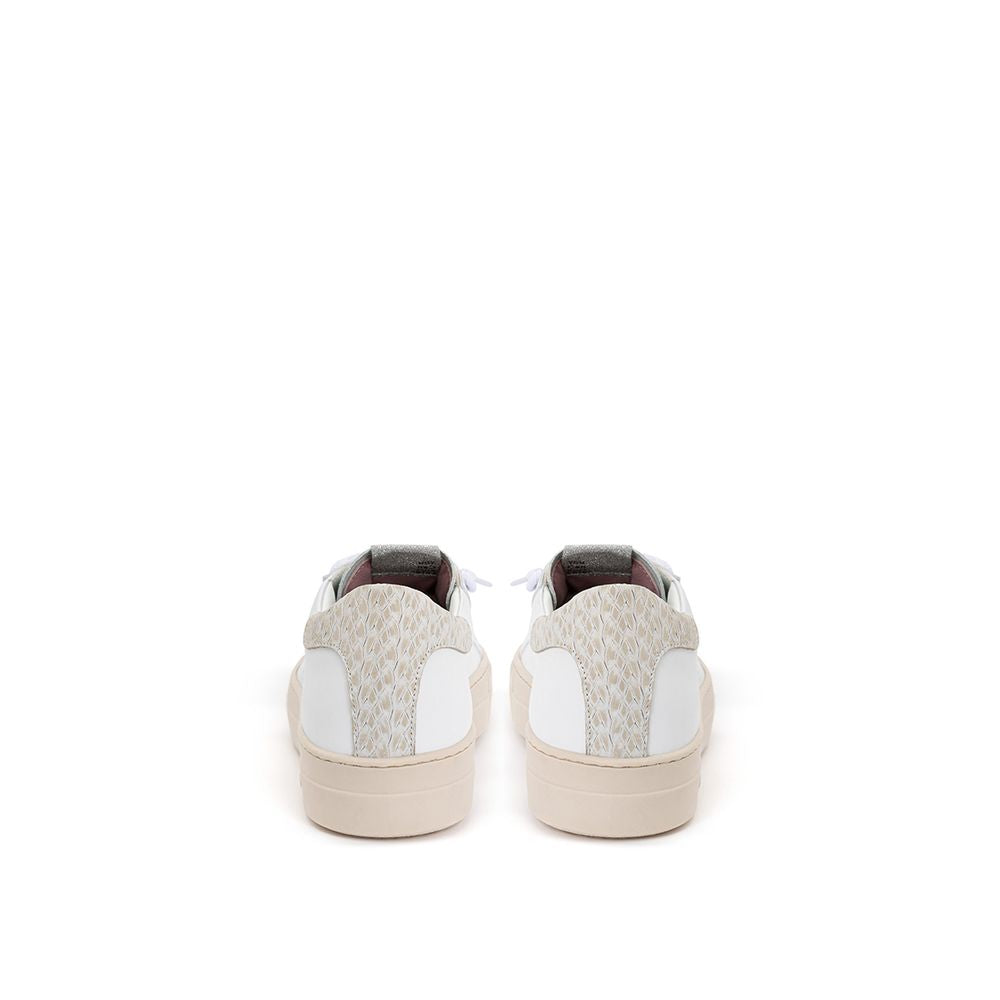 White Leather Sneakers Elegant Casual Footwear - SEHABRANDS