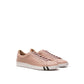 Elegant Pink Leather Sneakers for Women - SEHABRANDS