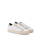 Elegant White Leather Sneakers - SEHABRANDS