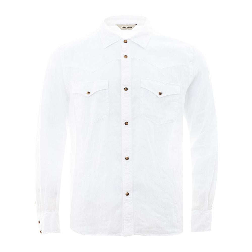 Gran Sasso Linen Elegance Shirt - SEHABRANDS