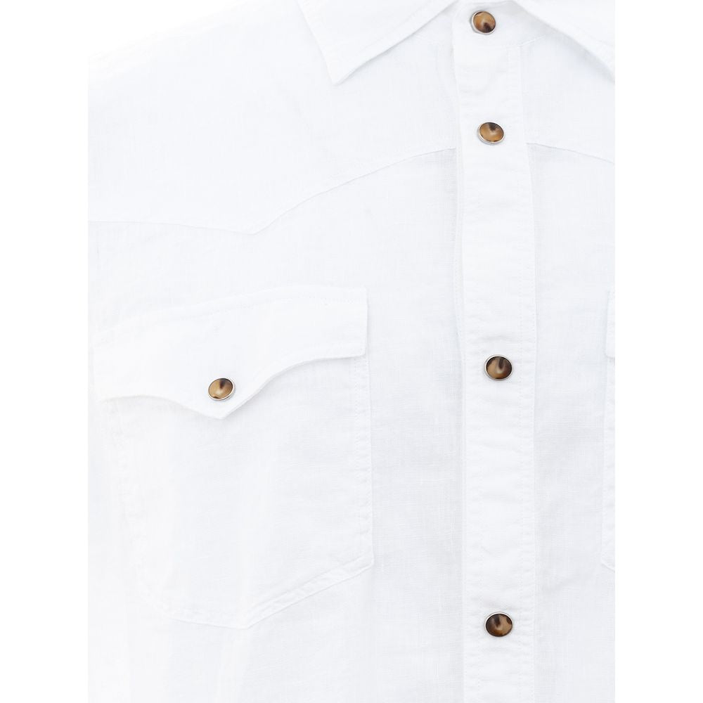 Gran Sasso Linen Elegance Shirt - SEHABRANDS