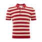 Elegant Cotton Polo Shirt in Vibrant Red - SEHABRANDS