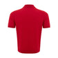 Elegant Italian Cotton Polo Shirt in Vibrant Red - SEHABRANDS