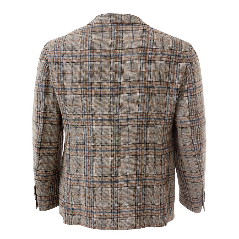 Lardini Elegant Multicolor Linen Jacket - SEHABRANDS