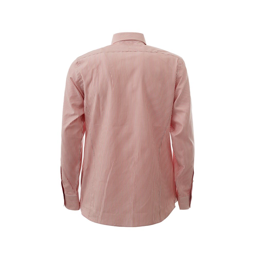 Elegant Pink Cotton Shirt for Men - SEHABRANDS