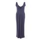 Blue Viscose Dress - SEHABRANDS