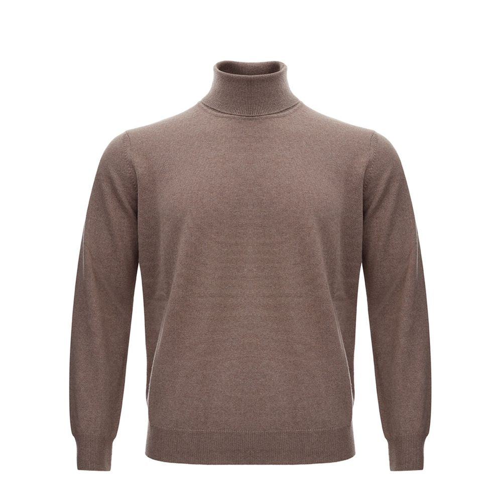 Brown Wool Sweater - SEHABRANDS