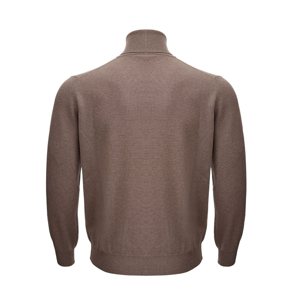 Brown Wool Sweater - SEHABRANDS